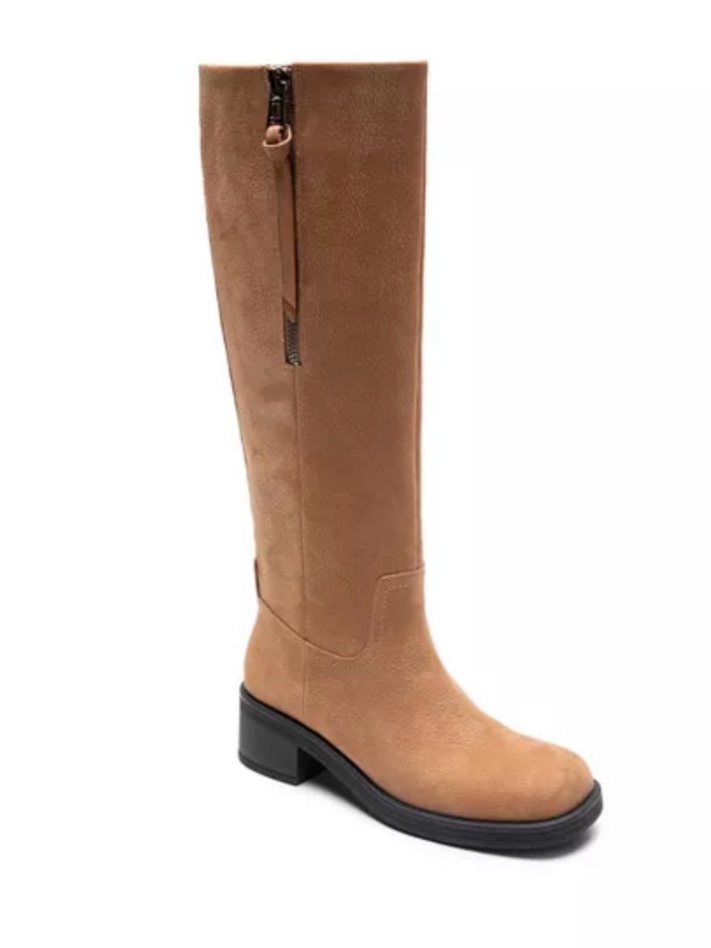 Aerosoles Classic Tall Suede Camel color Women's Knee-High Boot Size 9